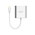 ORICO Mini DP to Dual DP M/F HD Adapter - Silver