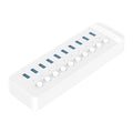 ORICO Multi-Port Hub With Individual Switches - 10-Ports / White