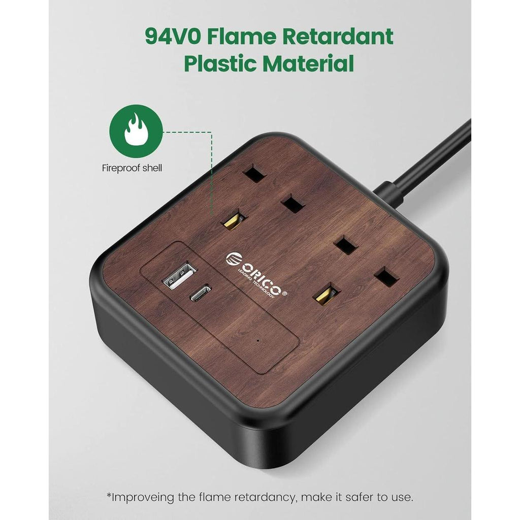 ORICO Power Strip With 3 USB Port 3 Pin - 1.5 Meter