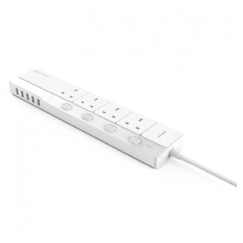 ORICO Surge Protector With 5 USB Ports - White