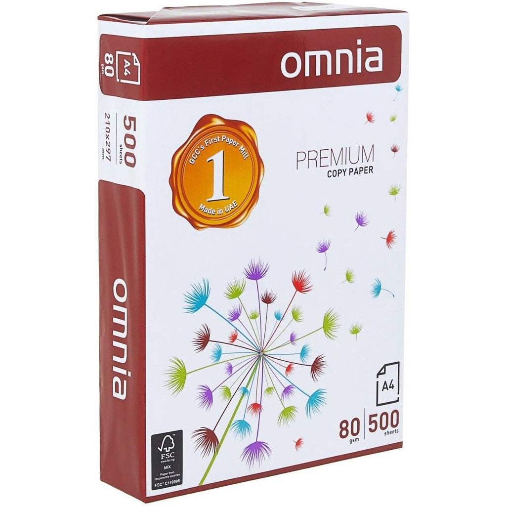 Omnia A4 Size Photocopy Paper - Carton