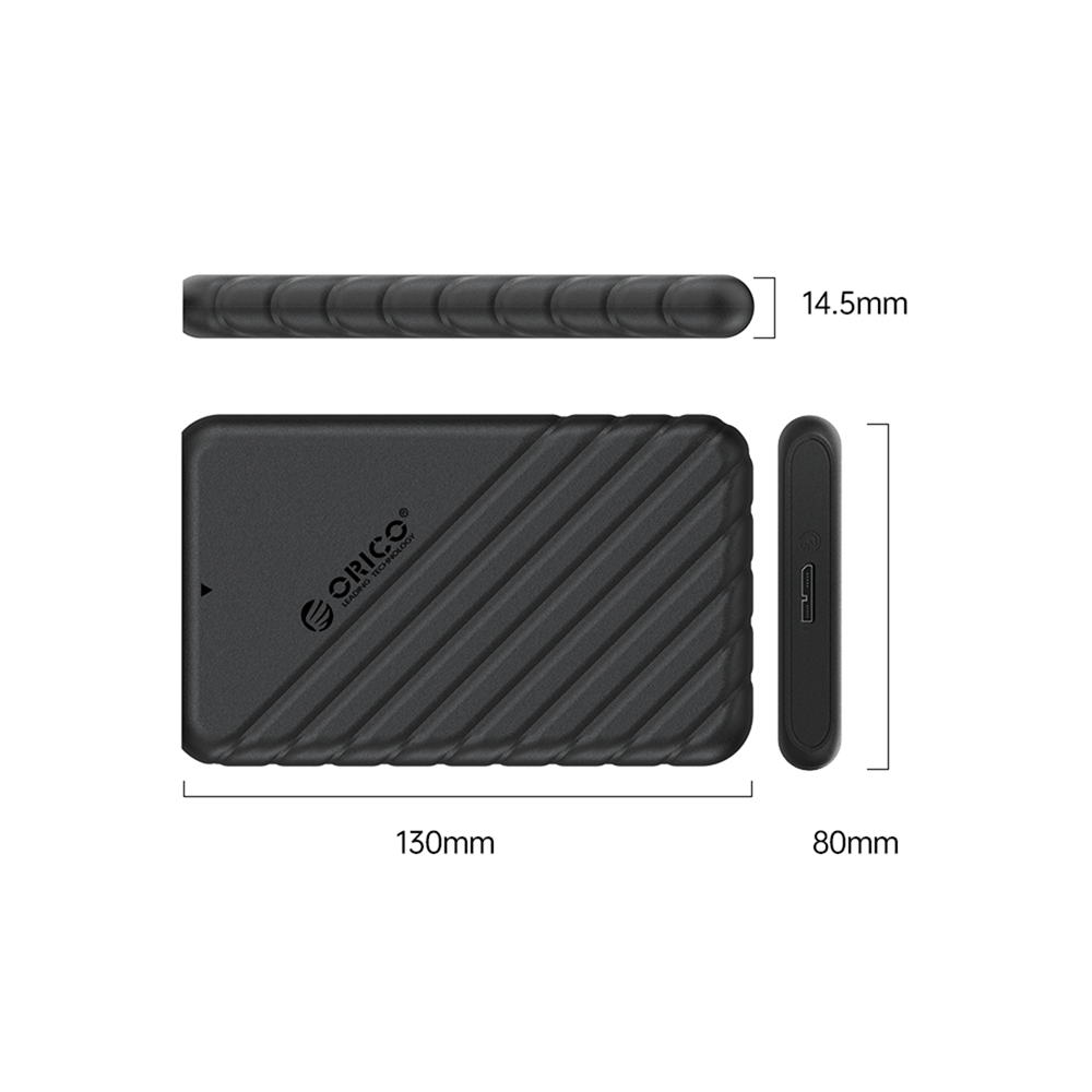 Orico 25PW1 2.5 inch HDD USB 3.0 Enclosure Case – Black