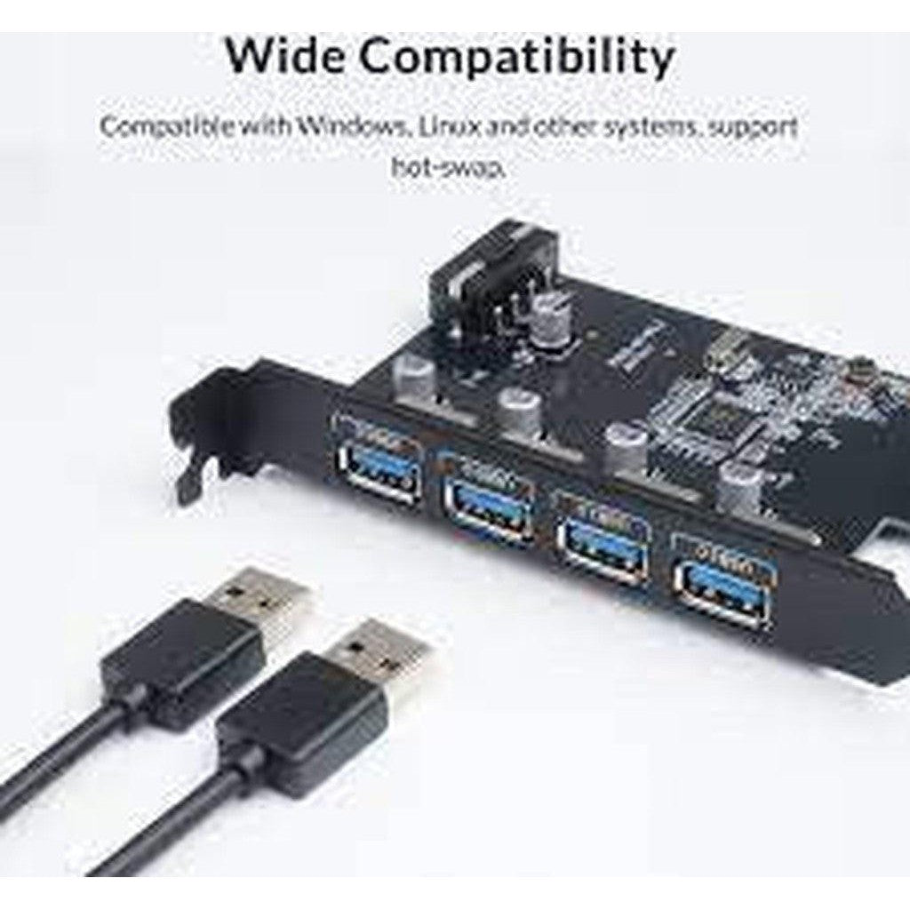Orico 4 Port Usb3.0 Pci-Express Card