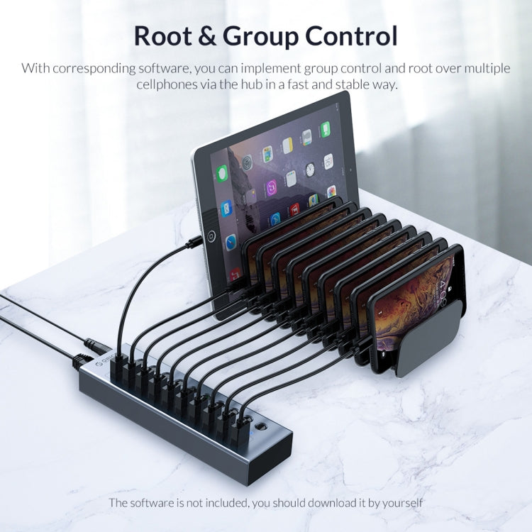 Orico BT2U3 10-Port USB3.0 Hub with Individual Switches Powered