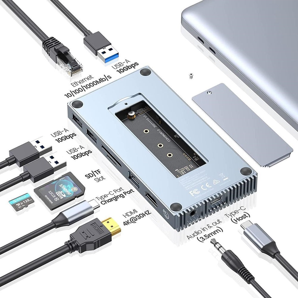 Orico CDH9N USB-C Multifunctional 9in1 Docking Station With SSD Enclosure