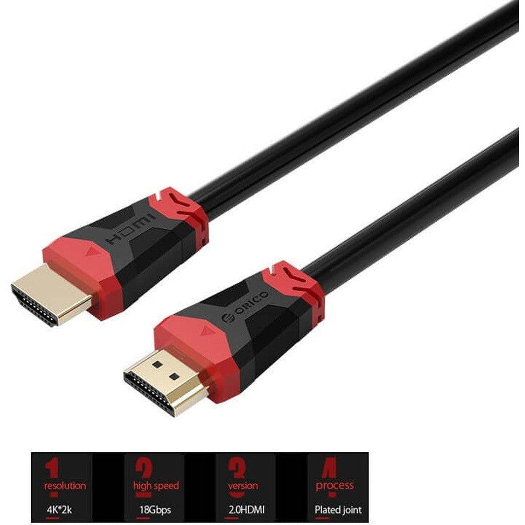 Orico Hdmi 2.0 4K 60Hz Gold Plated Cable Hd303, 3Meter