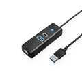 Orico PWCUR USB 3.0 Hub with USB-C RJ45 Gigabit Network Adapter