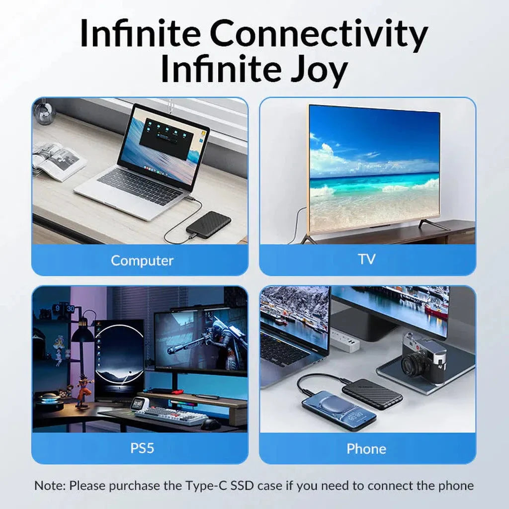Orico Usb 2.5 Inch Hdd And Ssd External Enclosure