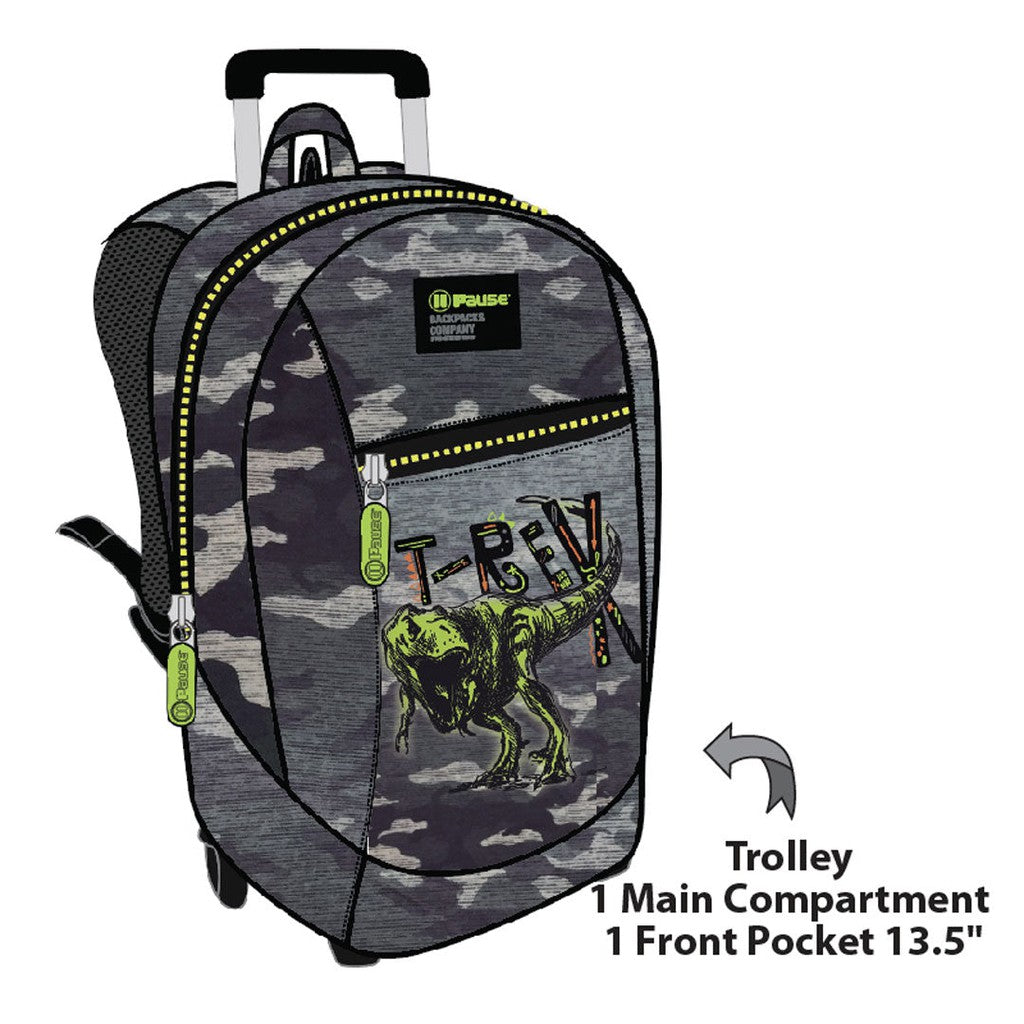 PAUSE DINO TROLLEY BAG