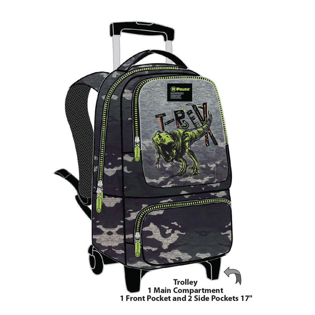PAUSE DINO TROLLEY BAG