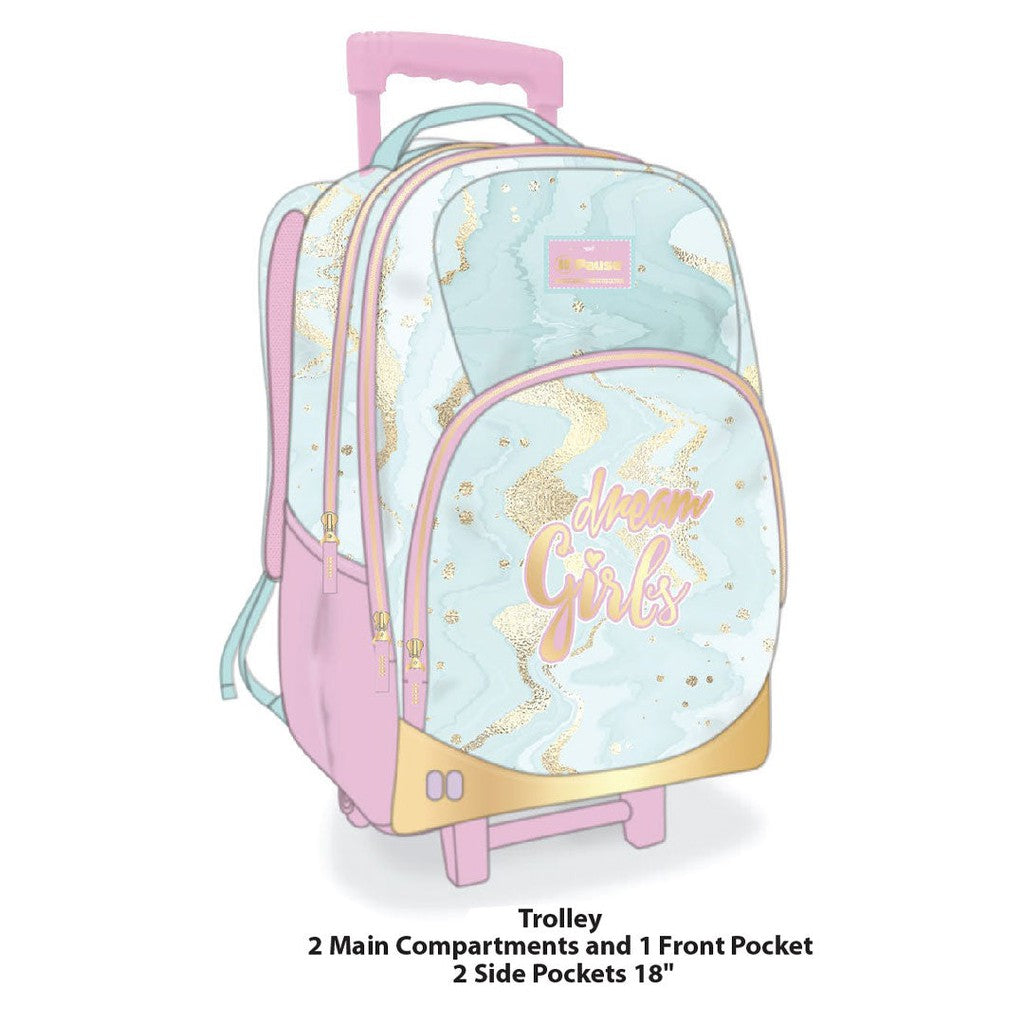 PAUSE DREAM GIRL TROLLEY BAG