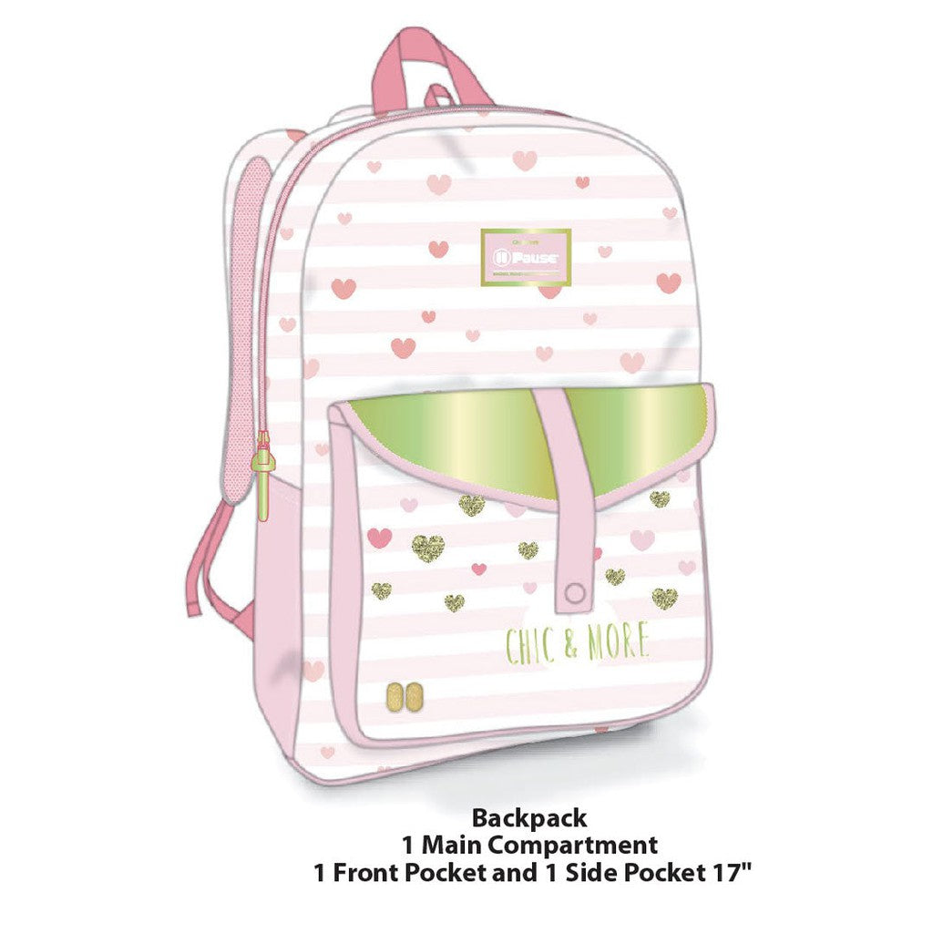 PAUSE STRIPE BACKPACK