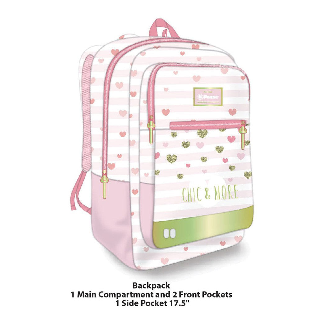 PAUSE STRIPE BACKPACK