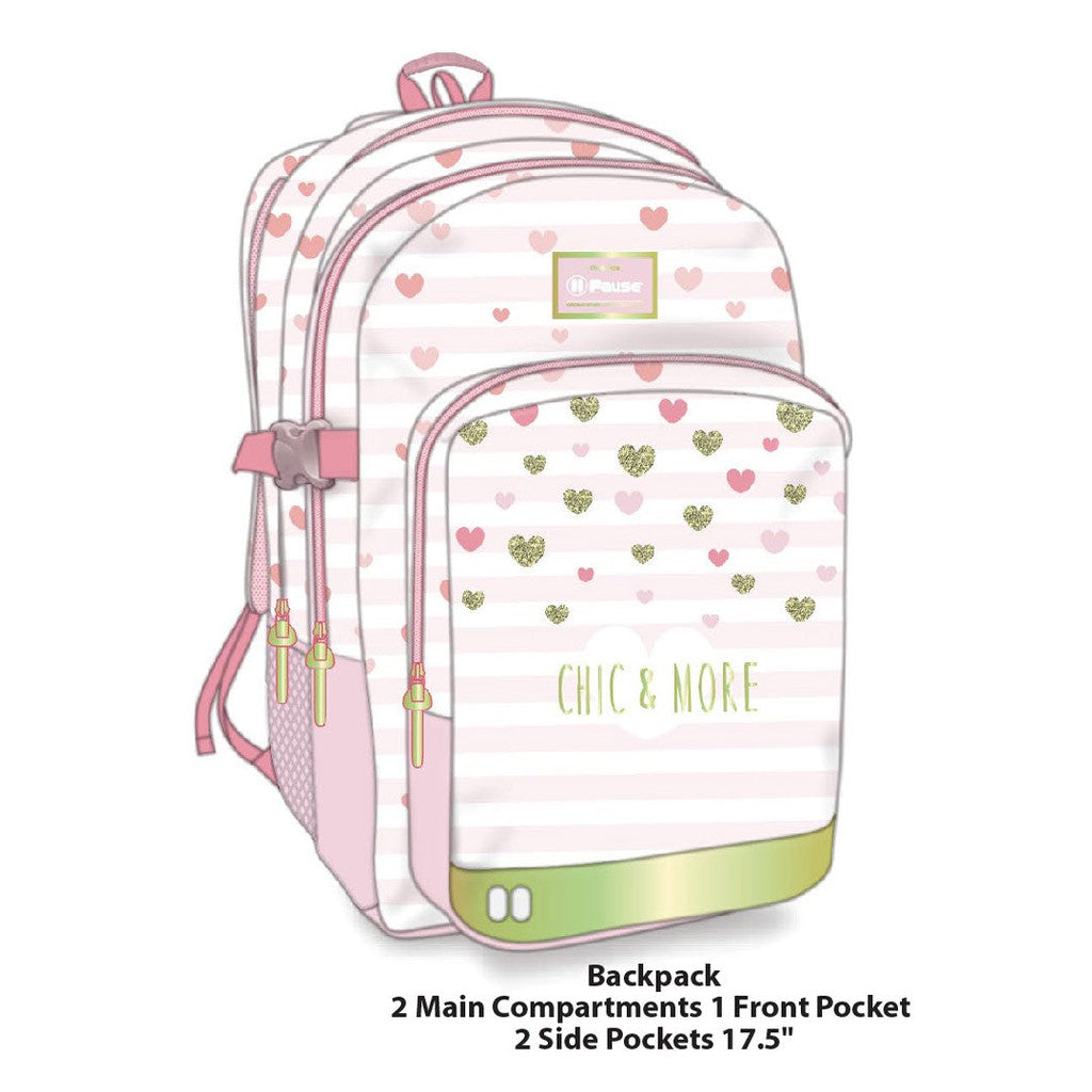 PAUSE STRIPE BACKPACK