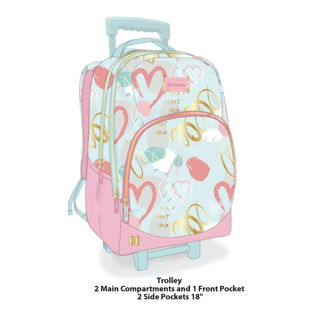 PAUSE STROKE TROLLEY BAG