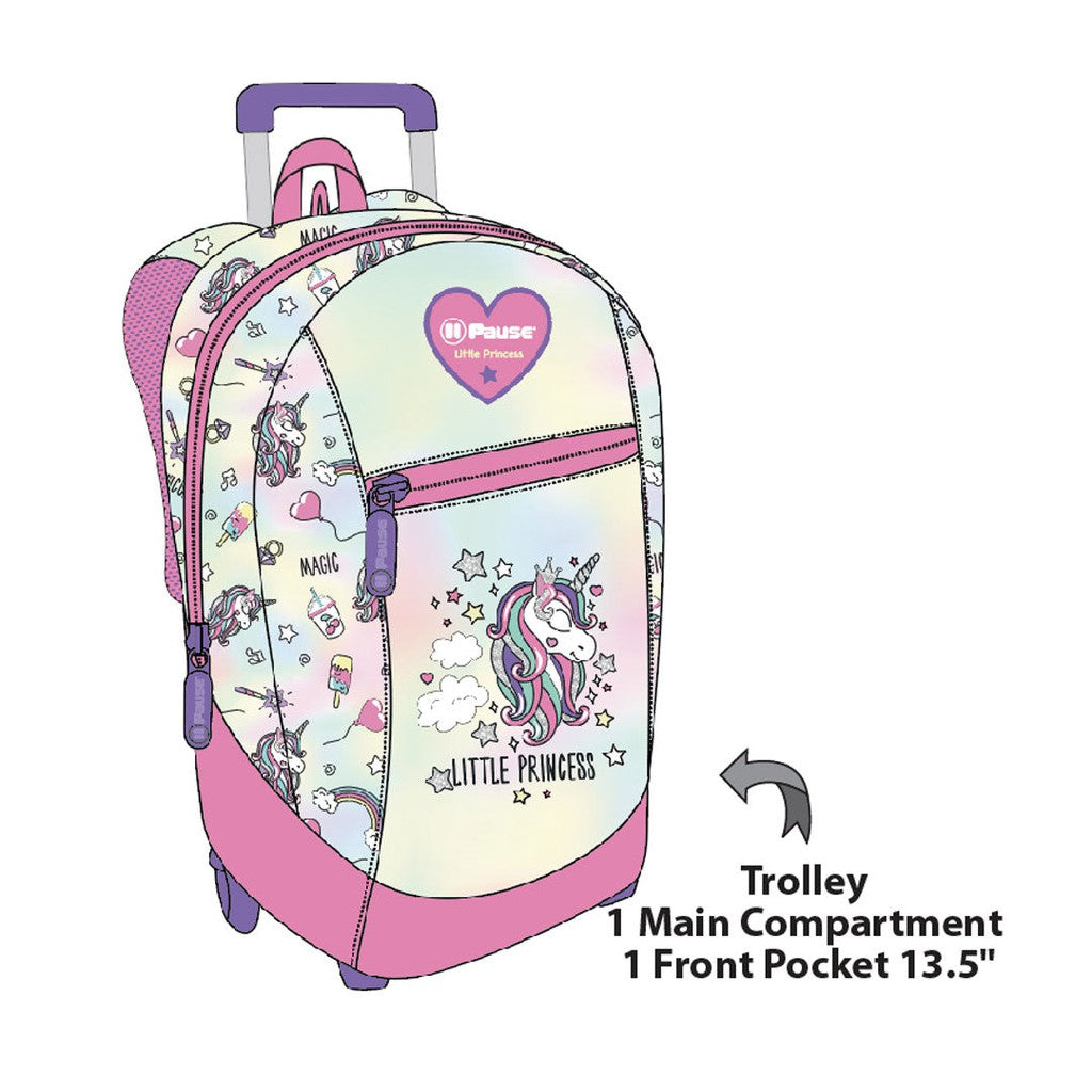 PAUSE UNICORN TROLLEY BAG