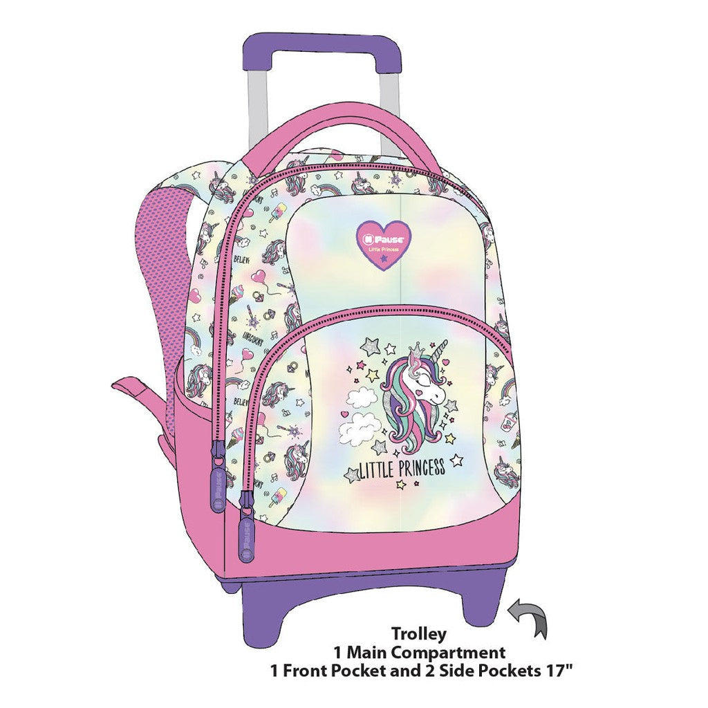PAUSE UNICORN TROLLEY BAG