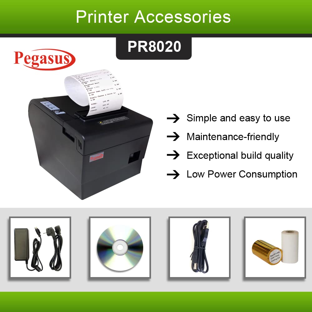 PEGASUS PR8020 THERMAL RECEIPT PRINTER