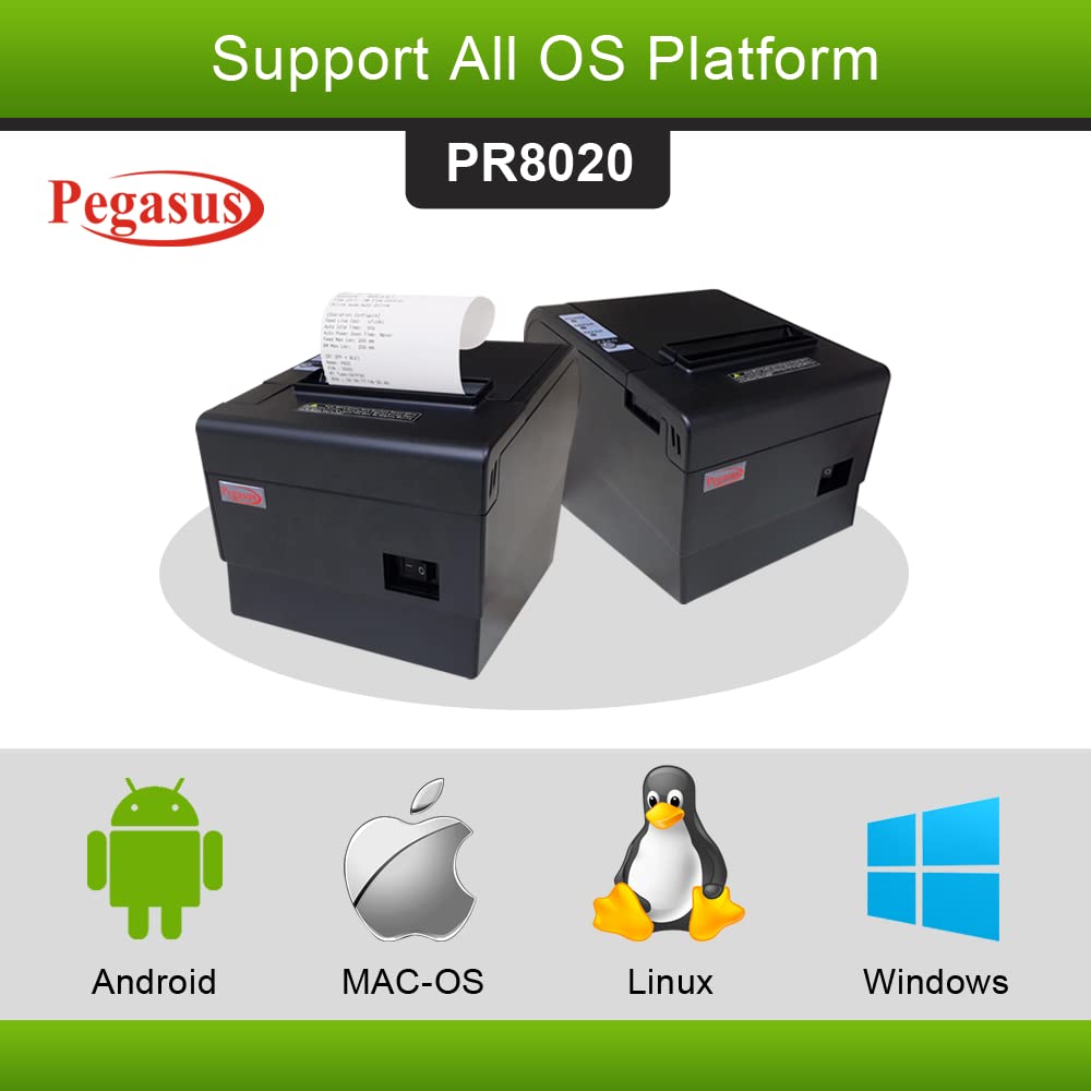 PEGASUS PR8020 THERMAL RECEIPT PRINTER