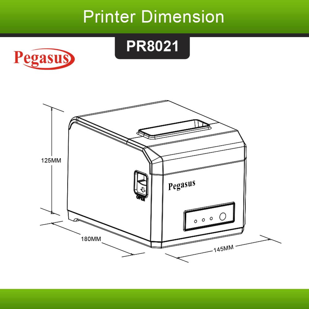 PEGASUS PR8021 THERMAL RECEIPT PRINTER