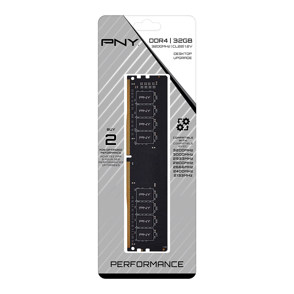 PNY 32GB DDR4 3200MHz Desktop Memory