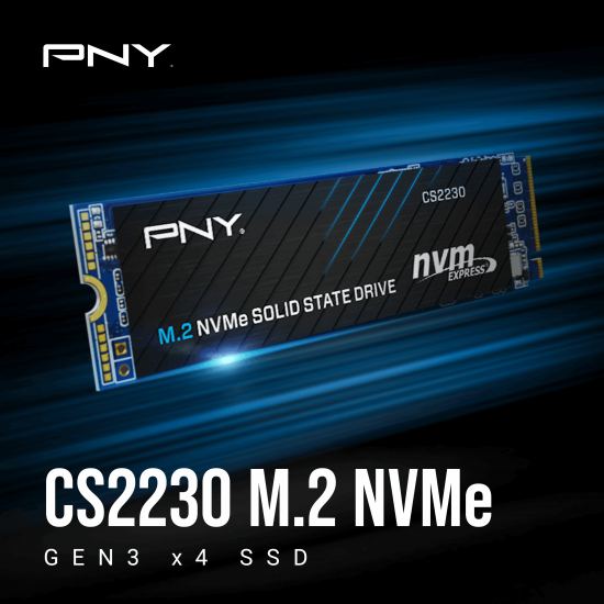 PNY CS2230 1TB M.2 NVMe PCle Gen3x4 SSD Read Speed Up To 3300MB/s Write Speed Upto 2600 MB/s