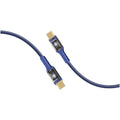 PROMATE LucidLine-CC120 High Tensile Power Delivery Charge Cable - 1.2 Meter / 480Mbps / USB-C / Navy