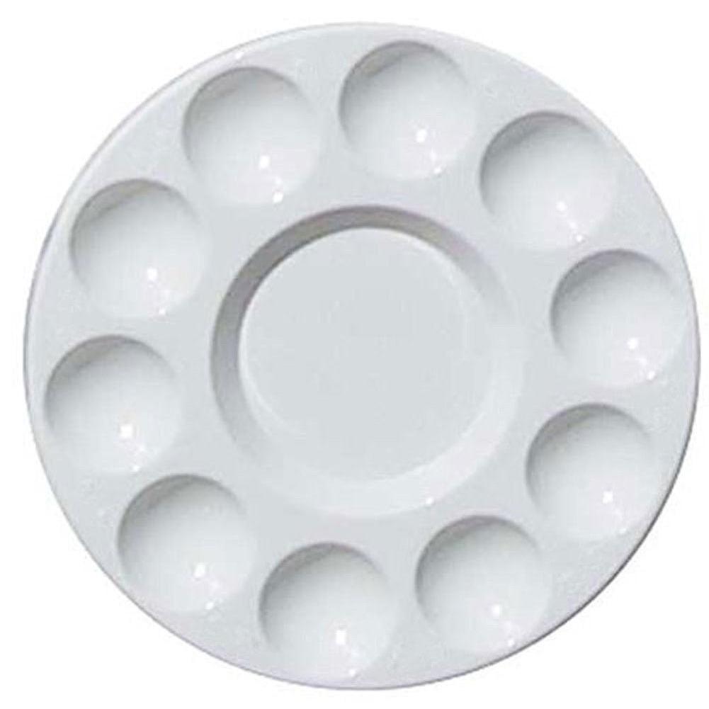 Palette Plastic Tray for Watercolor Paint - White