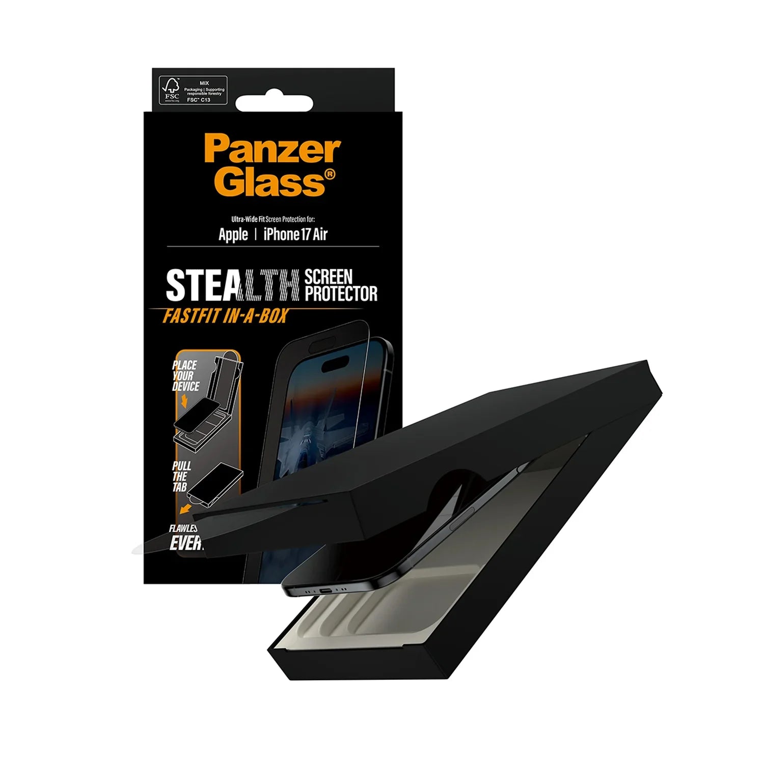PanzerGlass Stealth Screen Protector for iPhone 17 Air