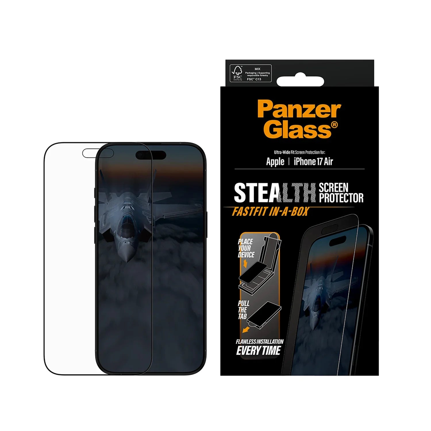 PanzerGlass Stealth Screen Protector for iPhone 17 Air