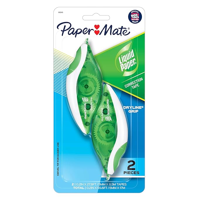 Paper Mate Liquid Paper Dryline Grip Correction Tape