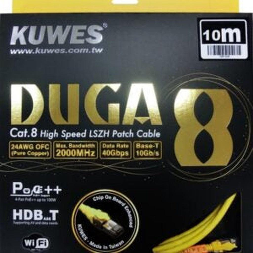Patch Cord Cat8 High Speed Ethernet Cable Up To 40Gbps 10 Meter Kuwes
