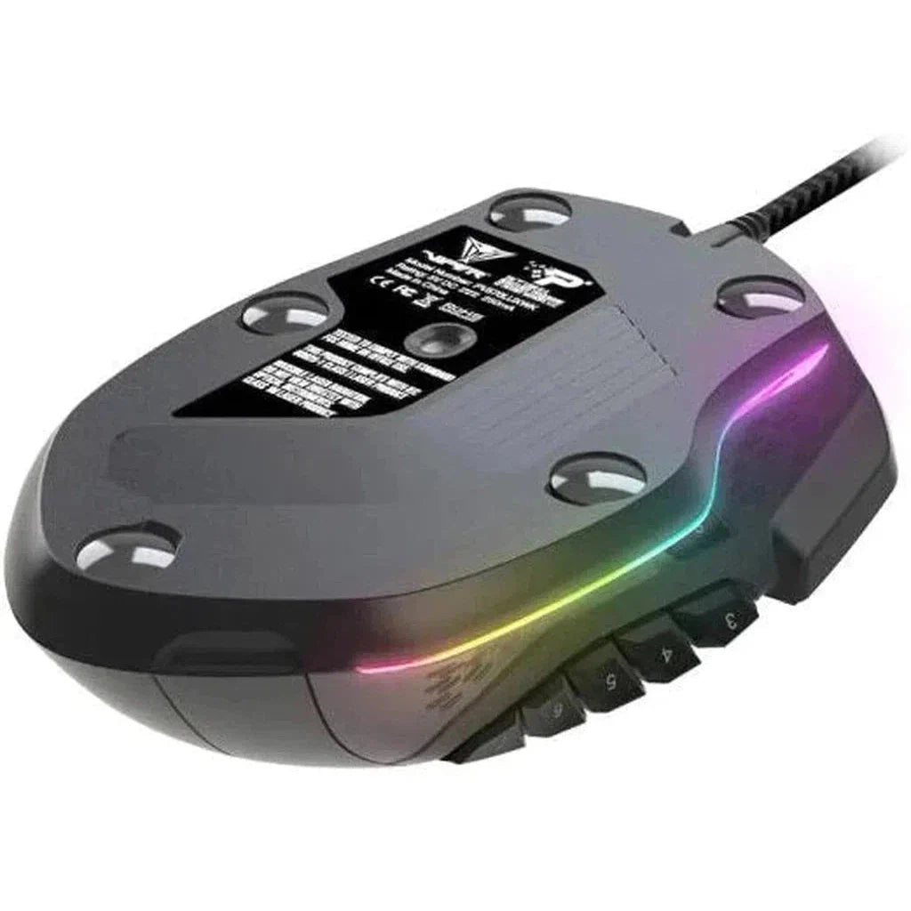 Patriot Viper V570 Blackout Edition Rgb Laser Gaming Mouse (Pv570Luxwak)