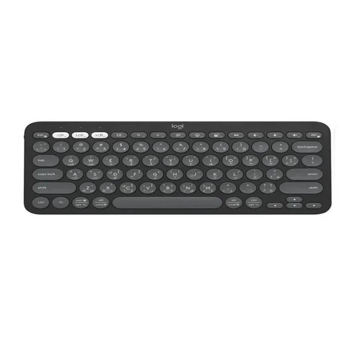 Logitech Pebble Keys 2 K380s Bluetooth Keyboard - Tonal Graphite (Eng/Arb)