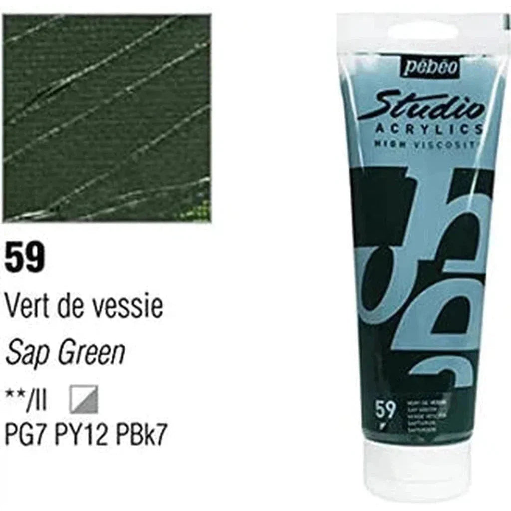 Pebeo Studio High Viscosity Acrylics - 100 Ml
