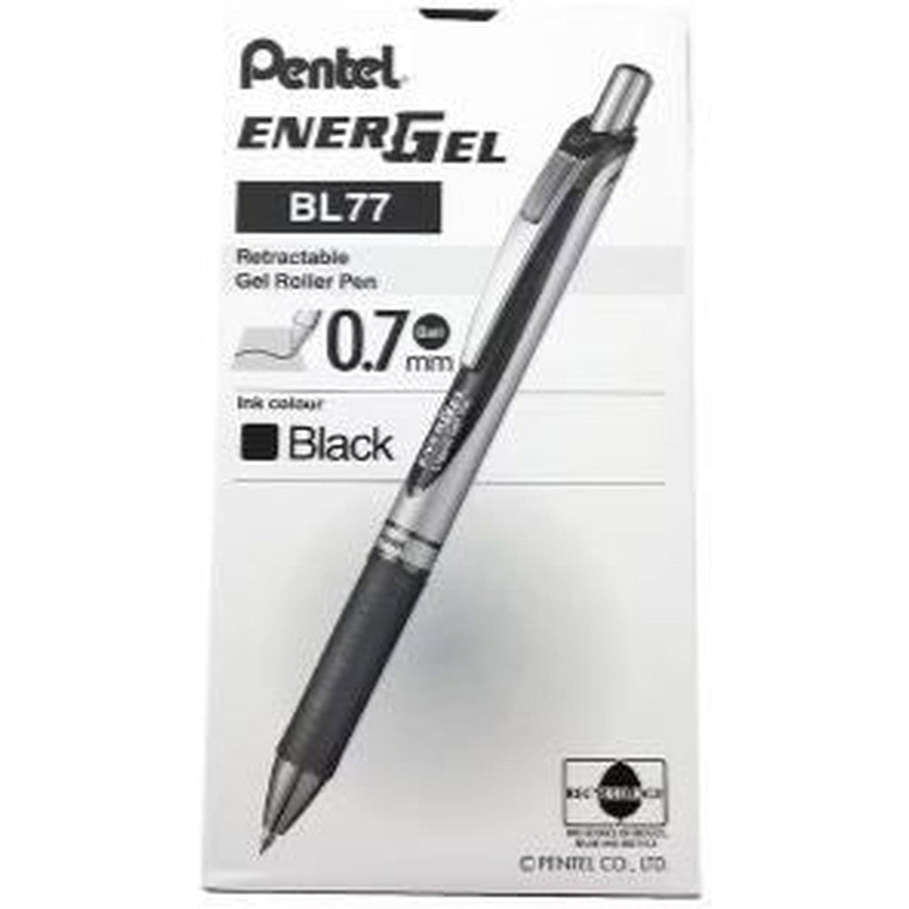 Pentel Energel Bl77 Retractable Gel Roller Pen 0.7Mm