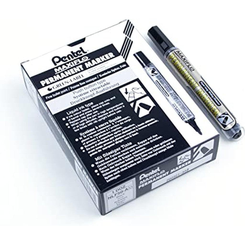 Pentel Maxiflo Permanent Marker Black
