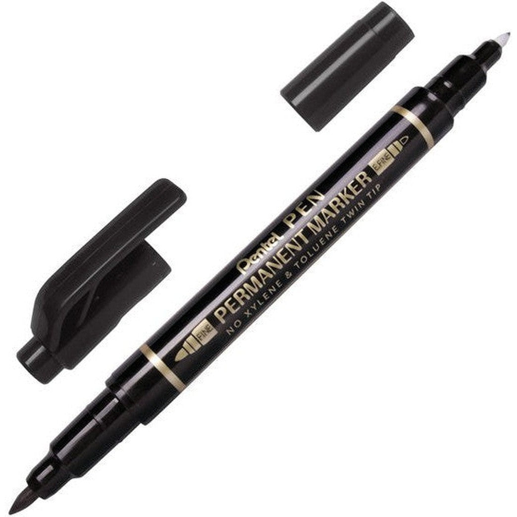 Pentel N75W Permanent Marker Twin Tip