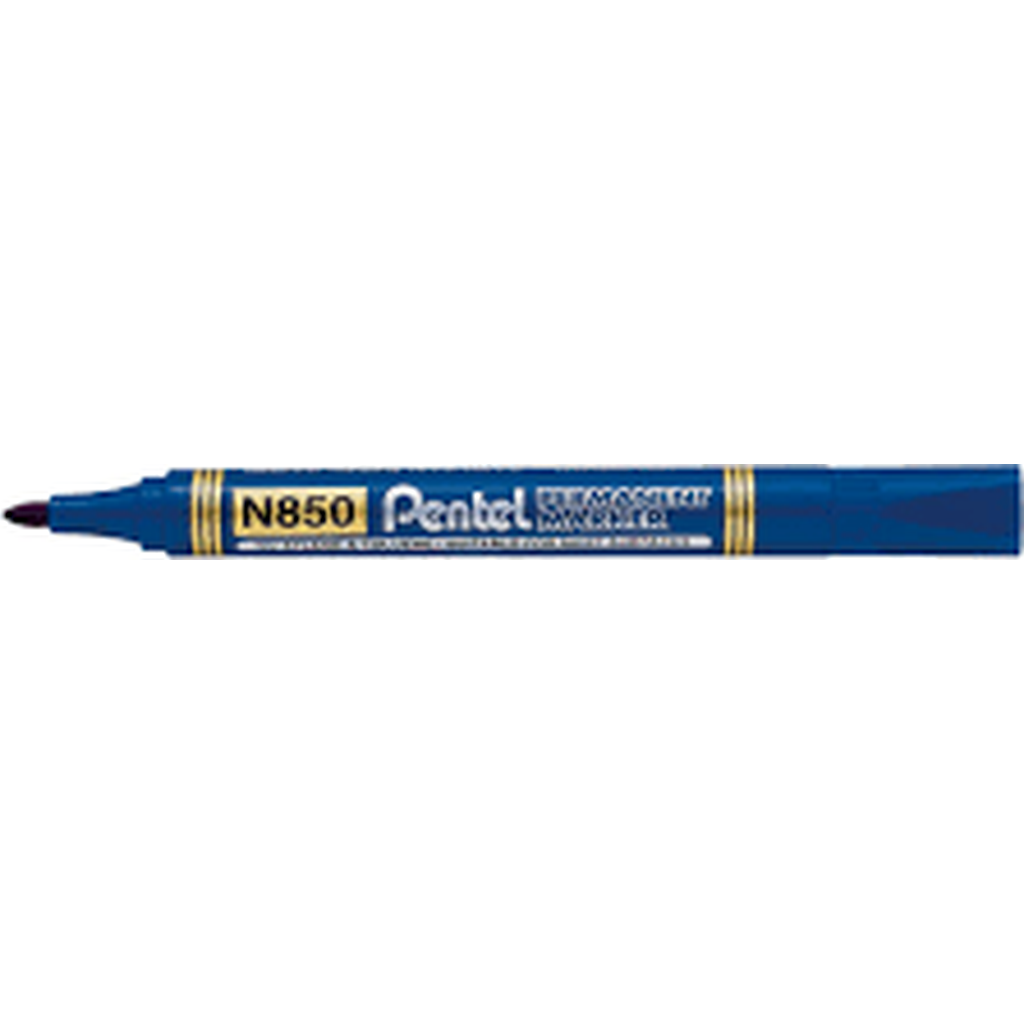 Pentel N850 Permanent Marker Bullet Tip 12Pcs/Pkt