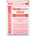 Pentel N850 Permanent Marker Bullet Tip 12Pcs/Pkt
