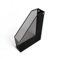 Metal Mesh Magazine Holder Black