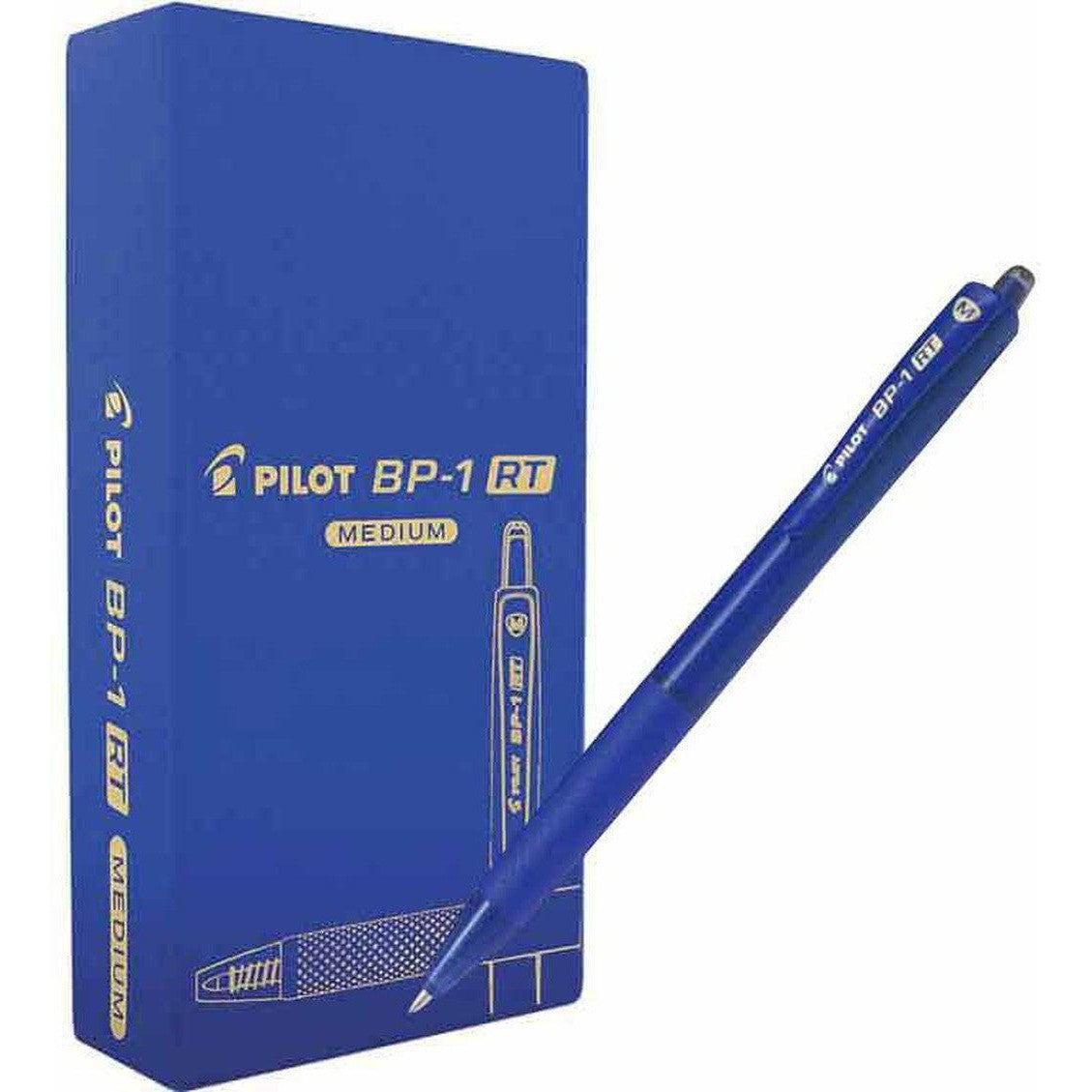 Pilot Retractable Ball Pen Bp 1Rt Pack Of 12