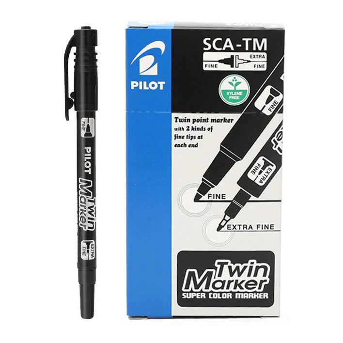 Pilot SCA-TM Twin Marker Pack of 12