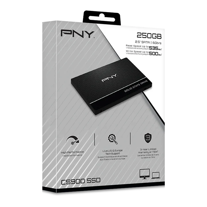 Pny 250GB Cs900 2.5" SSD (SSD7CS900-250-RB)