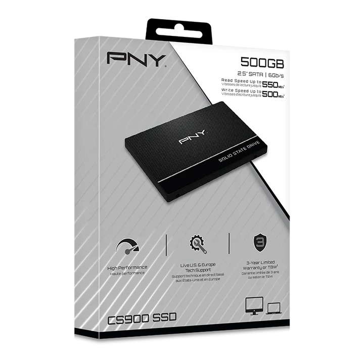 Pny 500GB Cs900 2.5" SSD (SSD7CS900-500-RB)