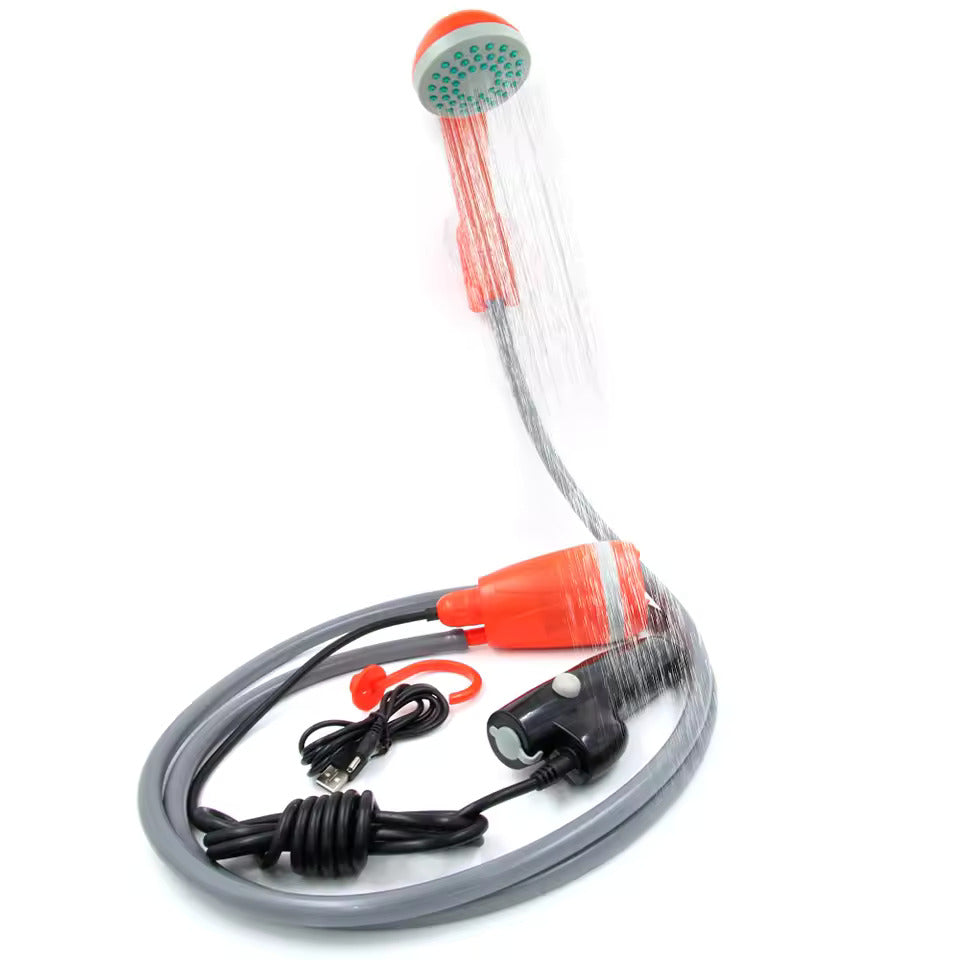 Portable Outdoor Shower Set - Orange