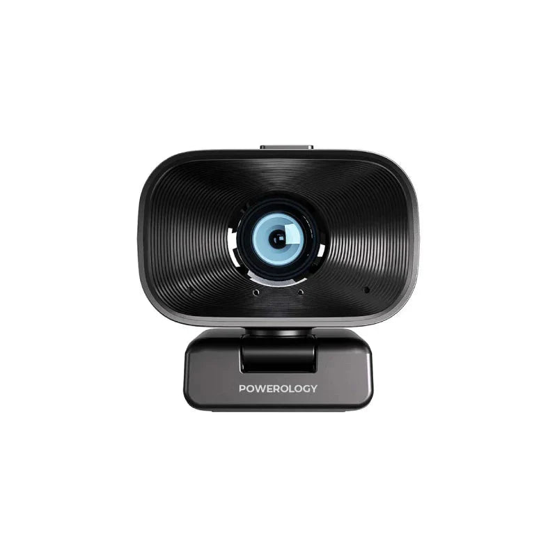 Powerology 1080P Conference Webcam - 5x Digital Zoom / Black