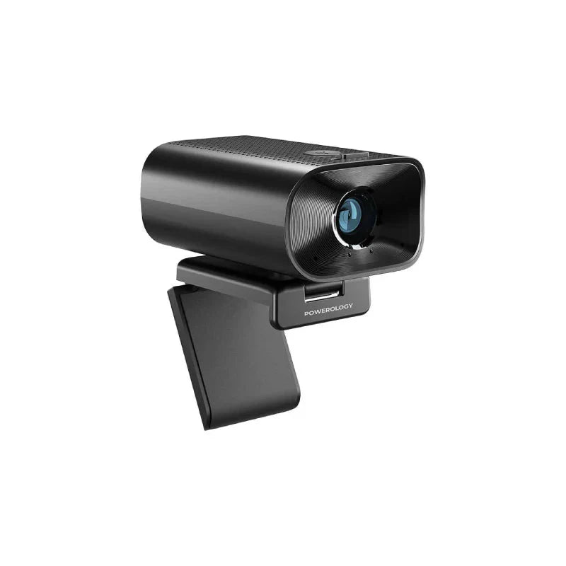 Powerology 1080P Conference Webcam - 5x Digital Zoom / Black