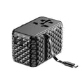 Powerology GaN Universal Charger Retractable Type-C Cable - 20W / Black