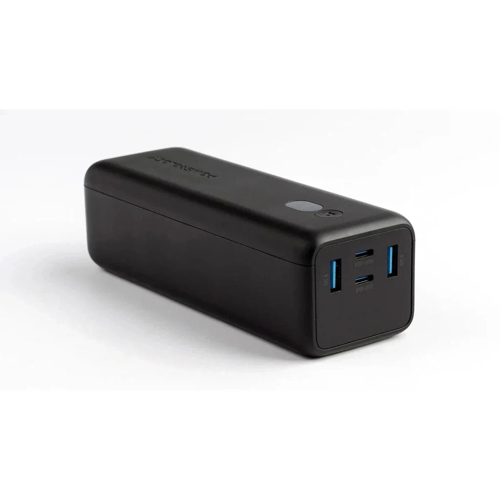 Powerology Onyx Dual USB-C Power Bank - 30000mAh / Black